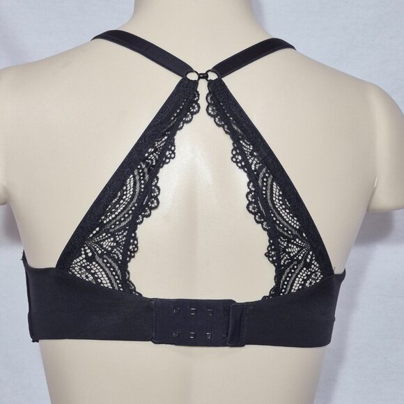 34C‎ Soma Embliss with Lace Wireless Wire Free Bra Black - Picture 3 of 5